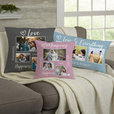 Lofaris Wedding Memories Custom Pillow For Young Couples